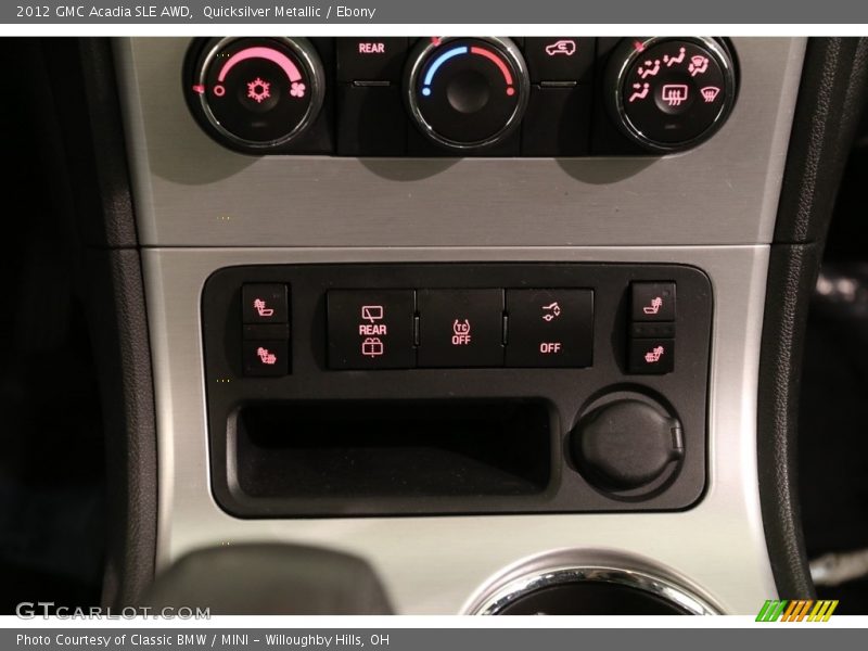 Quicksilver Metallic / Ebony 2012 GMC Acadia SLE AWD