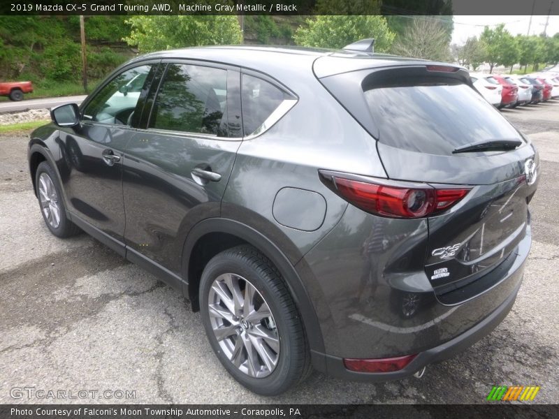 Machine Gray Metallic / Black 2019 Mazda CX-5 Grand Touring AWD