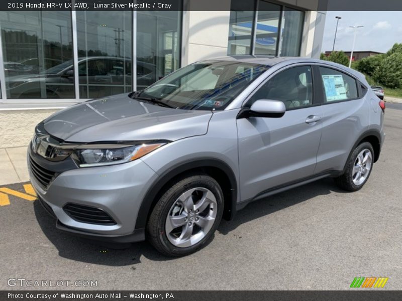 Lunar Silver Metallic / Gray 2019 Honda HR-V LX AWD