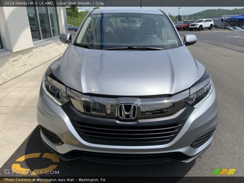 Lunar Silver Metallic / Gray 2019 Honda HR-V LX AWD