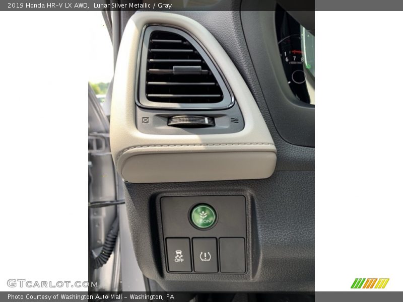 Lunar Silver Metallic / Gray 2019 Honda HR-V LX AWD
