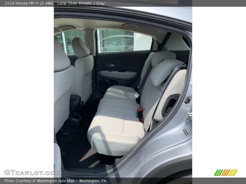 Lunar Silver Metallic / Gray 2019 Honda HR-V LX AWD