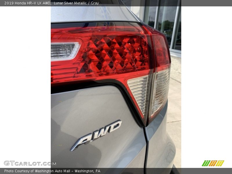 Lunar Silver Metallic / Gray 2019 Honda HR-V LX AWD