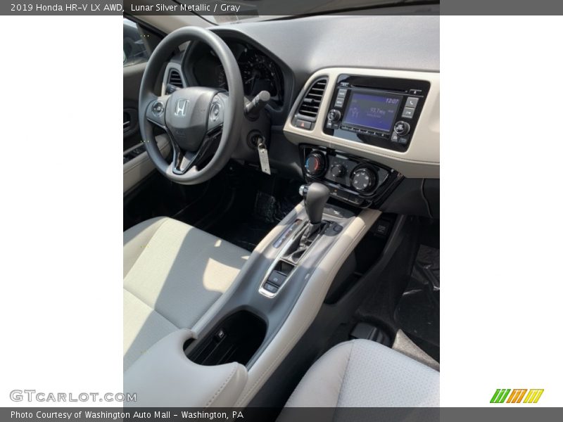 Lunar Silver Metallic / Gray 2019 Honda HR-V LX AWD