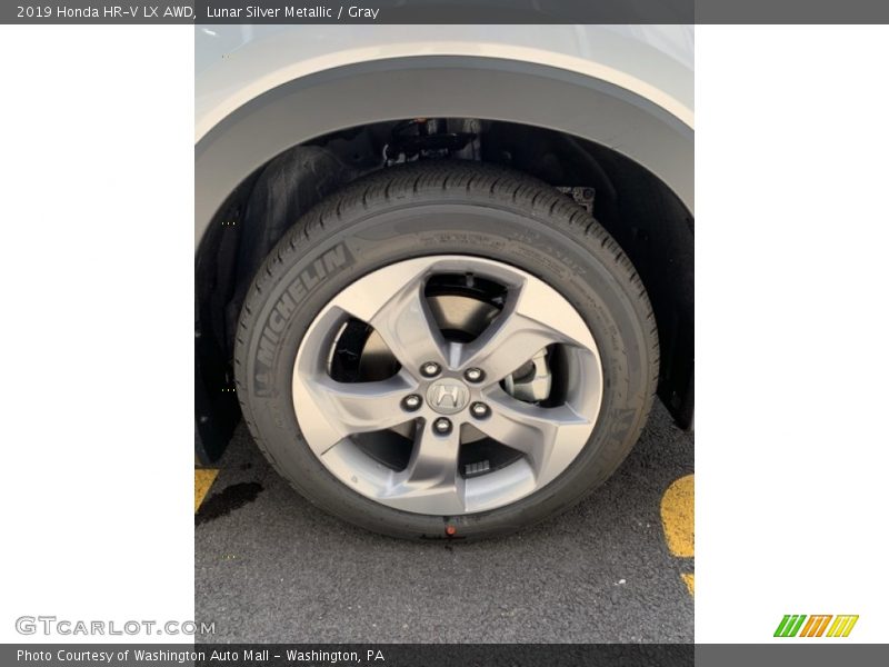 Lunar Silver Metallic / Gray 2019 Honda HR-V LX AWD