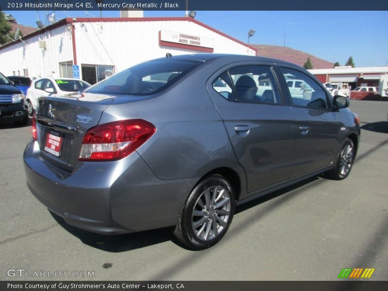 Mercury Gray Metallic / Black 2019 Mitsubishi Mirage G4 ES