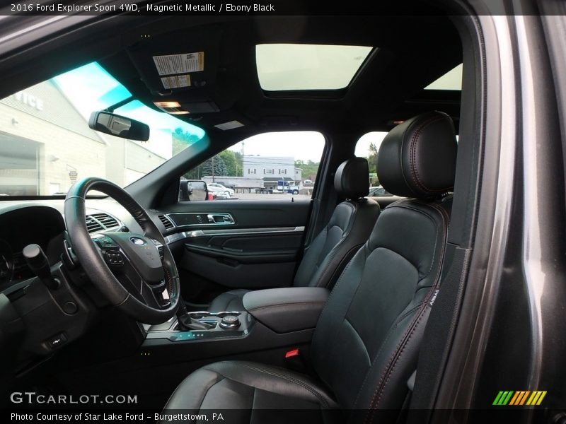 Magnetic Metallic / Ebony Black 2016 Ford Explorer Sport 4WD