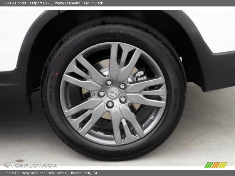 White Diamond Pearl / Black 2019 Honda Passport EX-L
