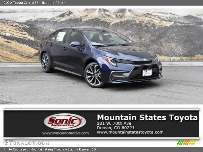 Blueprint / Black 2020 Toyota Corolla SE
