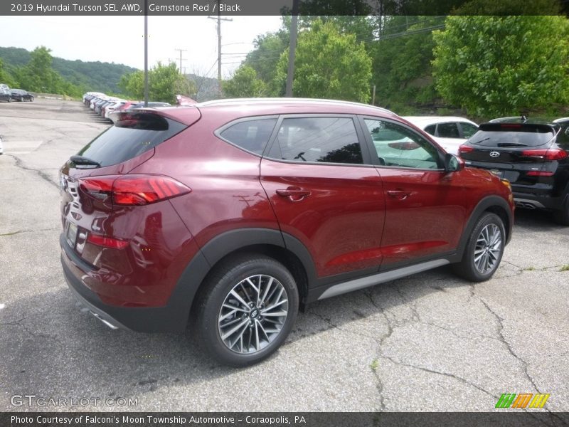 Gemstone Red / Black 2019 Hyundai Tucson SEL AWD