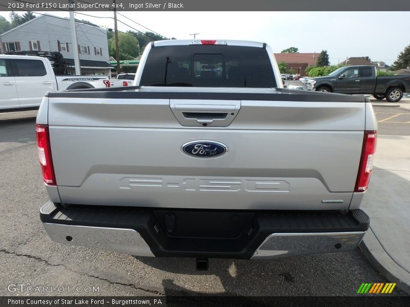 Ingot Silver / Black 2019 Ford F150 Lariat SuperCrew 4x4