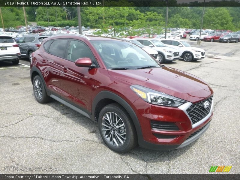 Gemstone Red / Black 2019 Hyundai Tucson SEL AWD