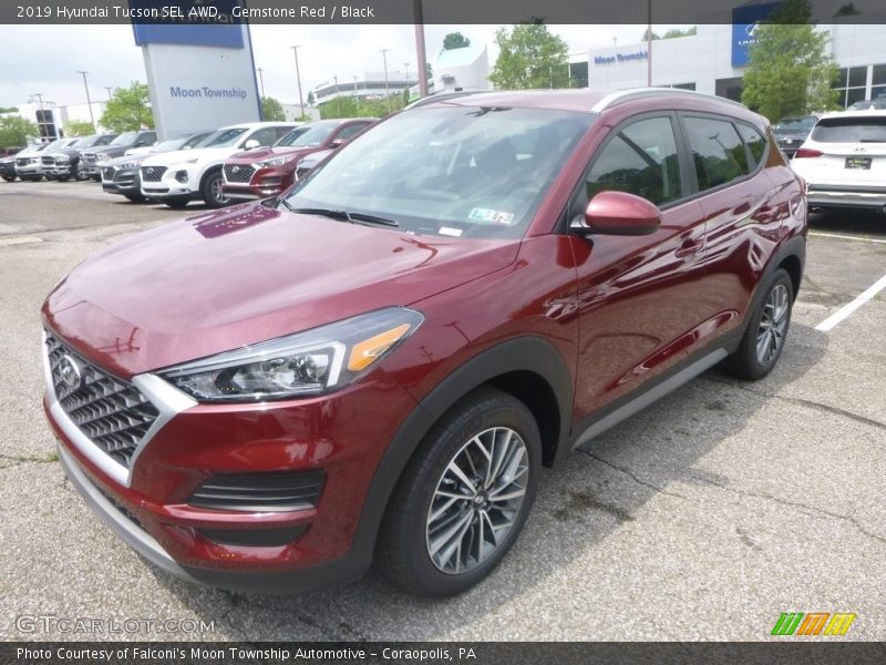 Gemstone Red / Black 2019 Hyundai Tucson SEL AWD