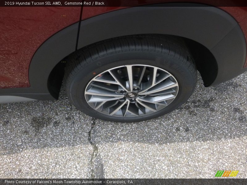 Gemstone Red / Black 2019 Hyundai Tucson SEL AWD