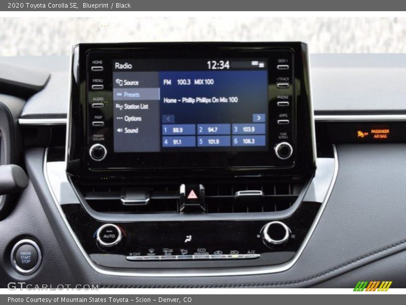 Blueprint / Black 2020 Toyota Corolla SE