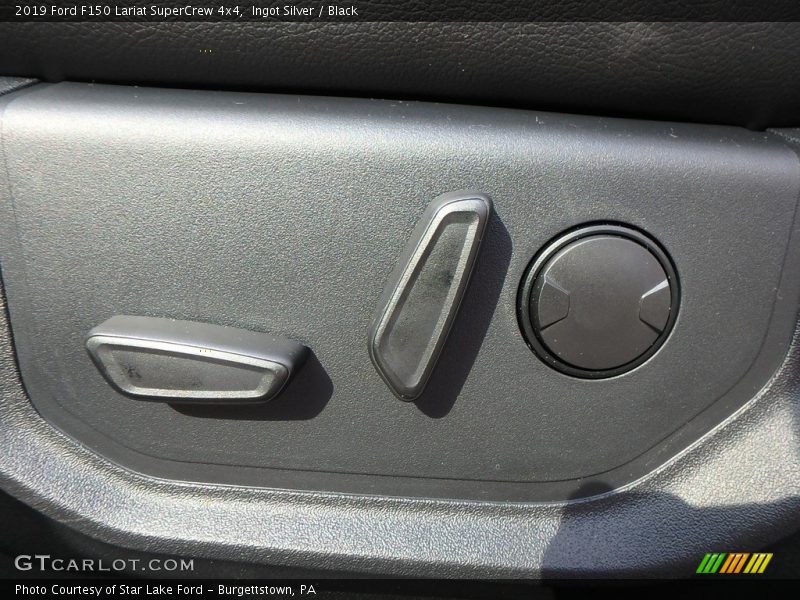 Ingot Silver / Black 2019 Ford F150 Lariat SuperCrew 4x4