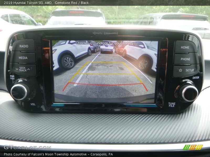 Gemstone Red / Black 2019 Hyundai Tucson SEL AWD