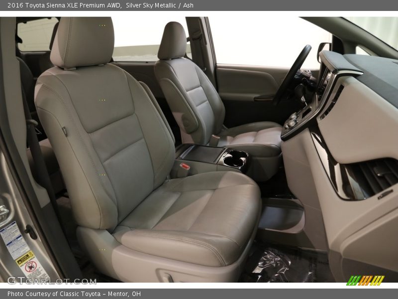 Silver Sky Metallic / Ash 2016 Toyota Sienna XLE Premium AWD