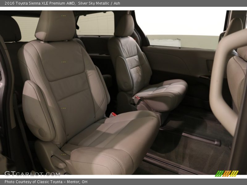 Silver Sky Metallic / Ash 2016 Toyota Sienna XLE Premium AWD
