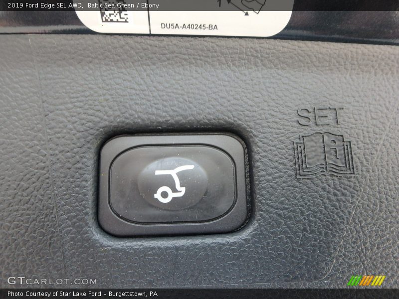 Baltic Sea Green / Ebony 2019 Ford Edge SEL AWD