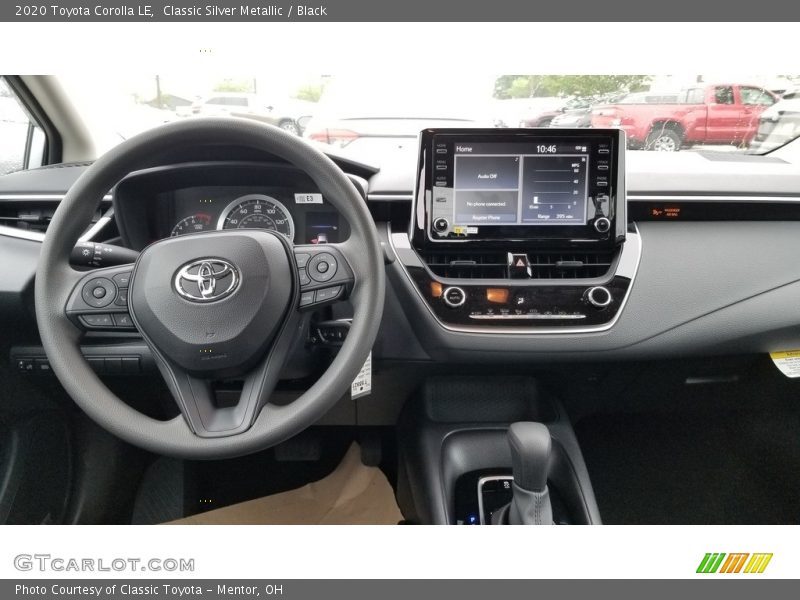 Classic Silver Metallic / Black 2020 Toyota Corolla LE