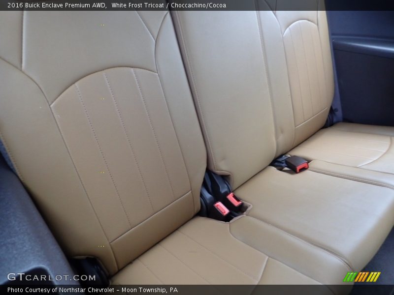 White Frost Tricoat / Choccachino/Cocoa 2016 Buick Enclave Premium AWD