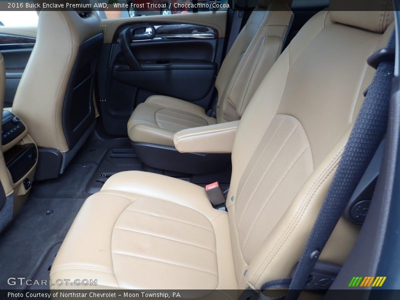 White Frost Tricoat / Choccachino/Cocoa 2016 Buick Enclave Premium AWD