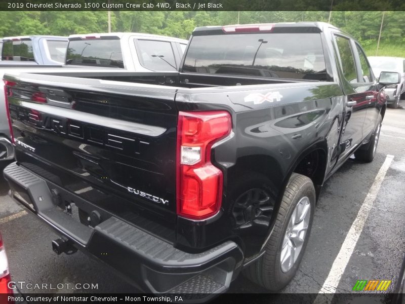 Black / Jet Black 2019 Chevrolet Silverado 1500 Custom Crew Cab 4WD