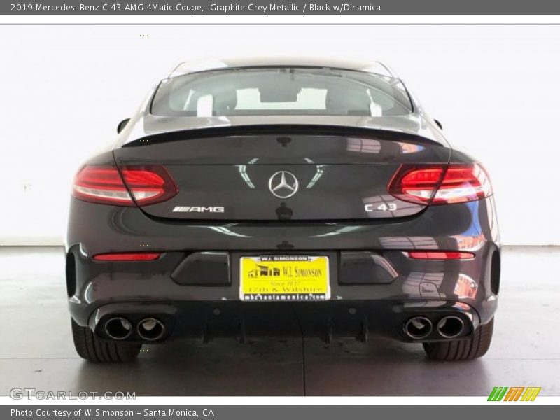 Graphite Grey Metallic / Black w/Dinamica 2019 Mercedes-Benz C 43 AMG 4Matic Coupe