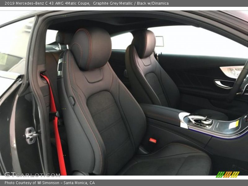 Graphite Grey Metallic / Black w/Dinamica 2019 Mercedes-Benz C 43 AMG 4Matic Coupe