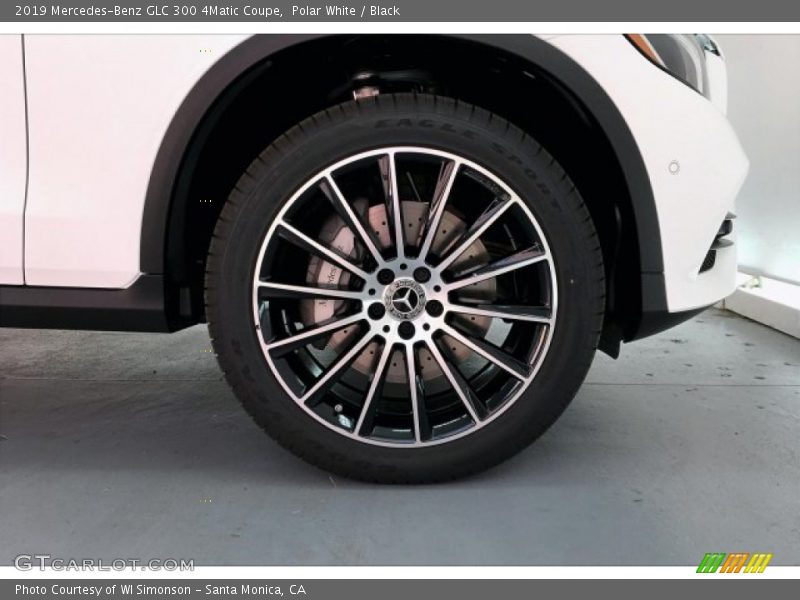 Polar White / Black 2019 Mercedes-Benz GLC 300 4Matic Coupe