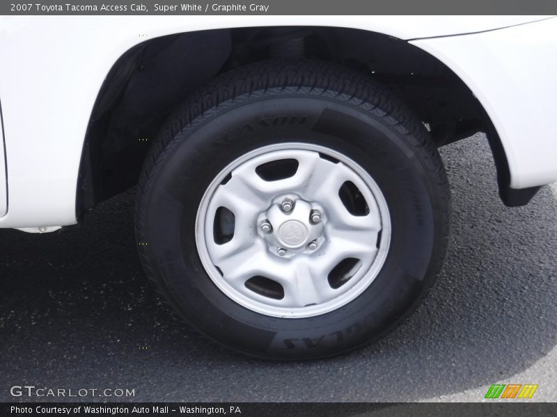 Super White / Graphite Gray 2007 Toyota Tacoma Access Cab