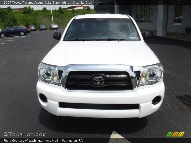 Super White / Graphite Gray 2007 Toyota Tacoma Access Cab