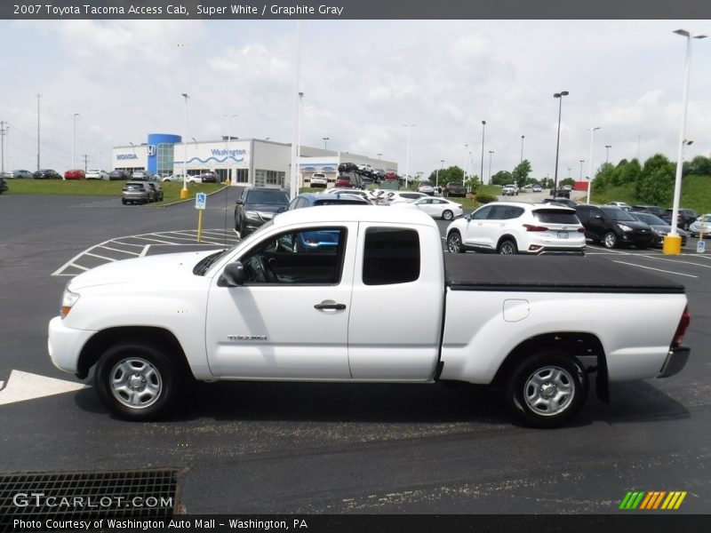 Super White / Graphite Gray 2007 Toyota Tacoma Access Cab