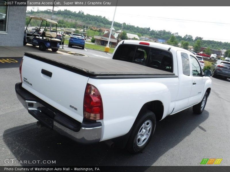 Super White / Graphite Gray 2007 Toyota Tacoma Access Cab