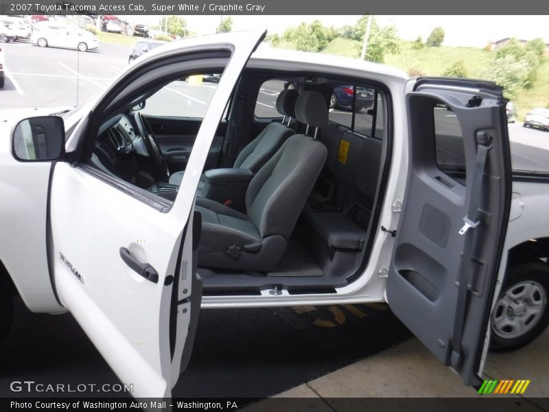 Super White / Graphite Gray 2007 Toyota Tacoma Access Cab