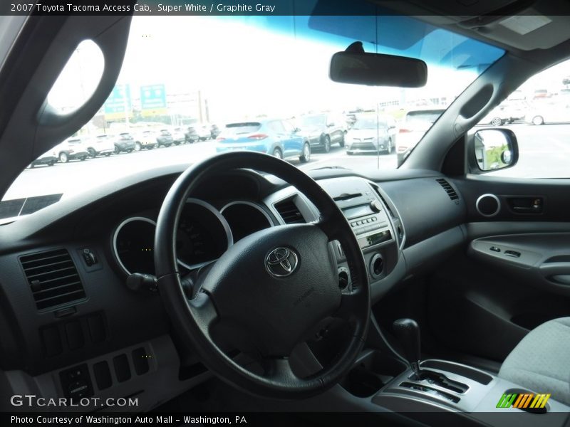 Super White / Graphite Gray 2007 Toyota Tacoma Access Cab