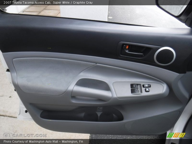 Super White / Graphite Gray 2007 Toyota Tacoma Access Cab