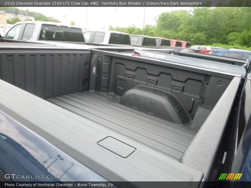 Northsky Blue Metallic / Gideon/Very Dark Atmosphere 2019 Chevrolet Silverado 1500 LTZ Crew Cab 4WD