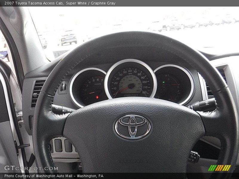 Super White / Graphite Gray 2007 Toyota Tacoma Access Cab