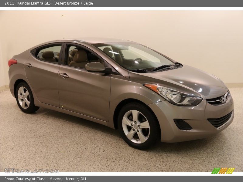 Desert Bronze / Beige 2011 Hyundai Elantra GLS
