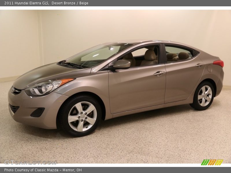 Desert Bronze / Beige 2011 Hyundai Elantra GLS