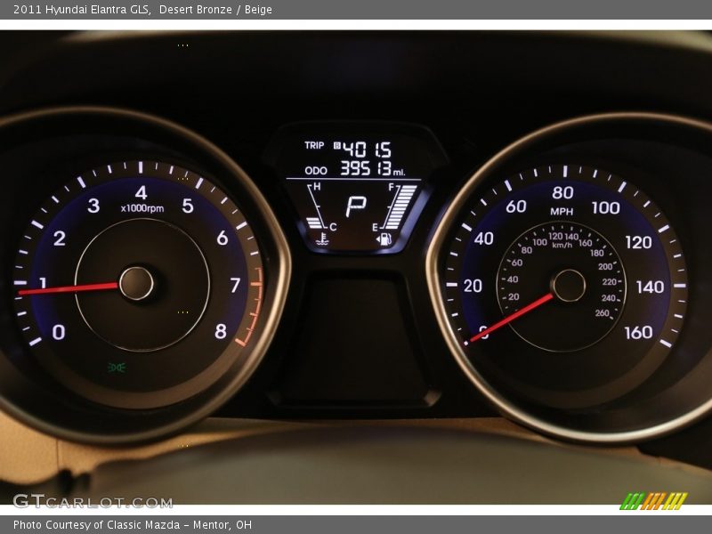 Desert Bronze / Beige 2011 Hyundai Elantra GLS