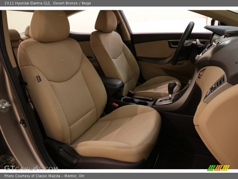 Desert Bronze / Beige 2011 Hyundai Elantra GLS