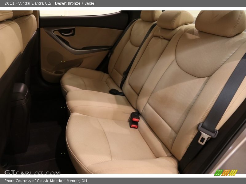 Desert Bronze / Beige 2011 Hyundai Elantra GLS