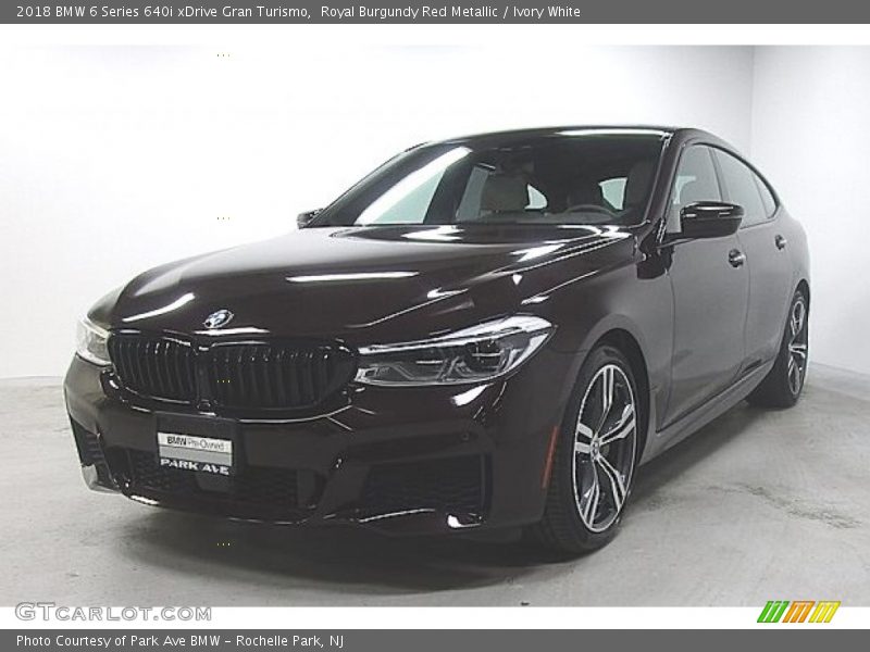 Royal Burgundy Red Metallic / Ivory White 2018 BMW 6 Series 640i xDrive Gran Turismo