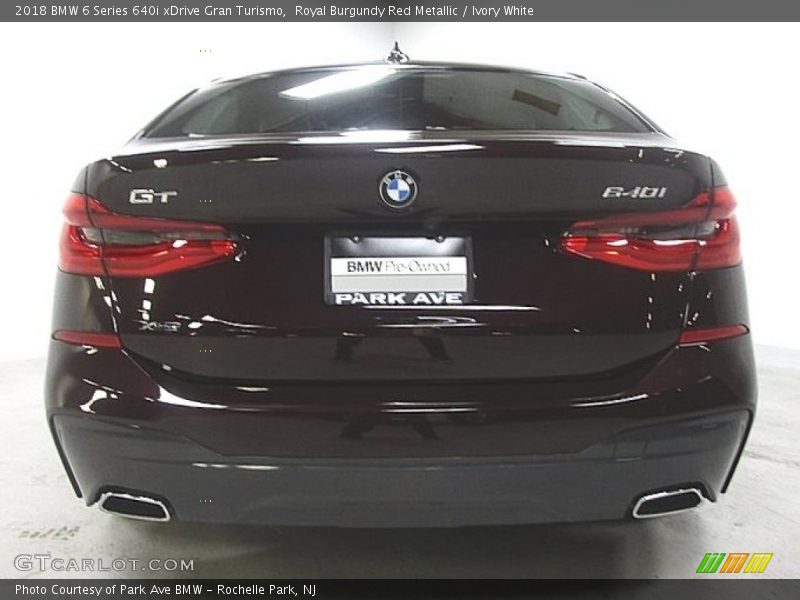 Royal Burgundy Red Metallic / Ivory White 2018 BMW 6 Series 640i xDrive Gran Turismo