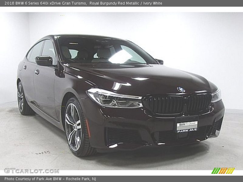 Royal Burgundy Red Metallic / Ivory White 2018 BMW 6 Series 640i xDrive Gran Turismo