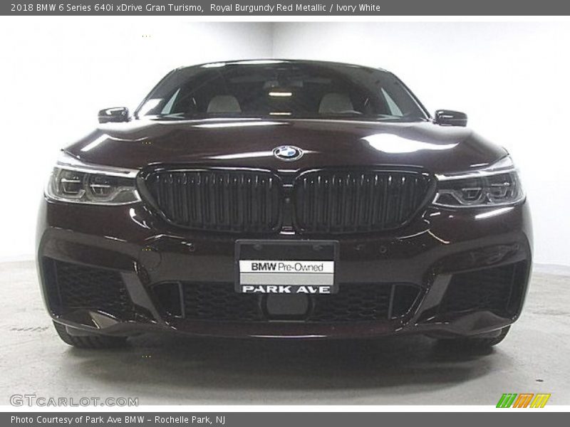 Royal Burgundy Red Metallic / Ivory White 2018 BMW 6 Series 640i xDrive Gran Turismo