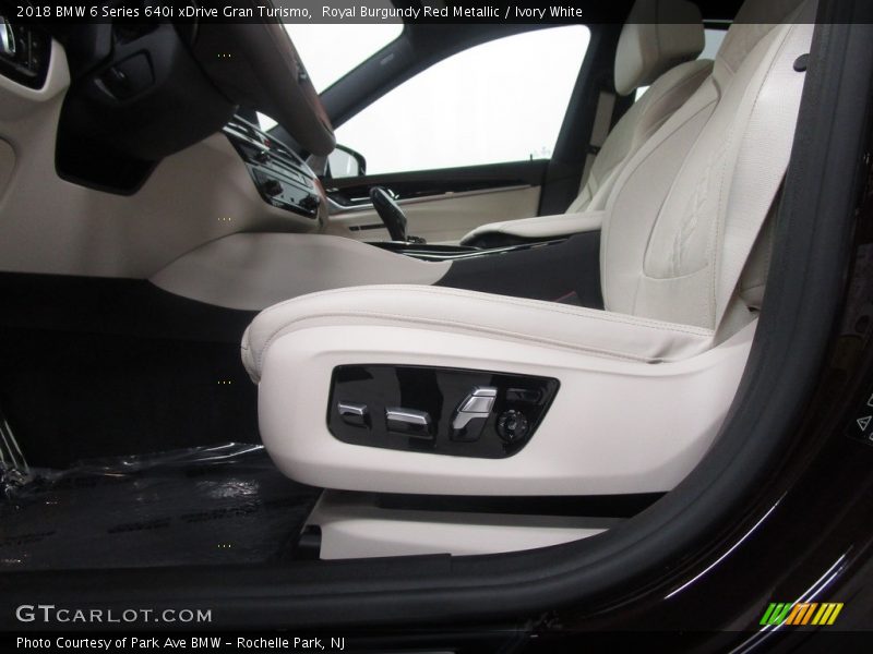 Royal Burgundy Red Metallic / Ivory White 2018 BMW 6 Series 640i xDrive Gran Turismo